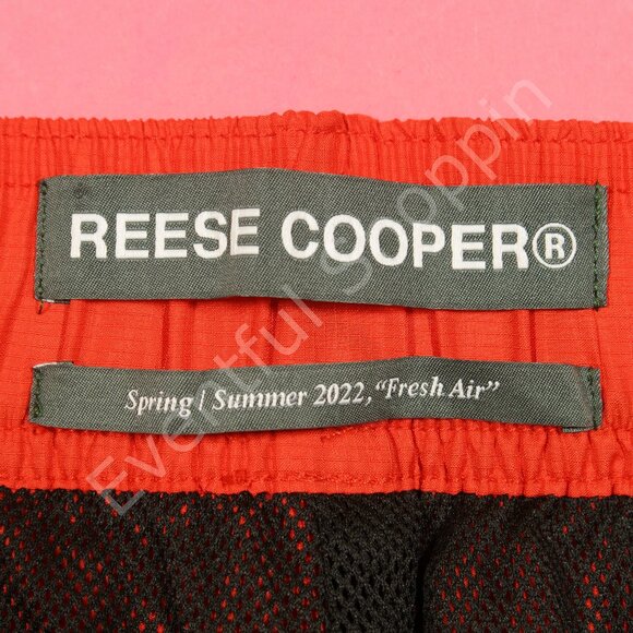 Reese Cooper Swim Shorts Mens S Orange Cargo Lined Drawstring Trunks - Picture 5 of 8